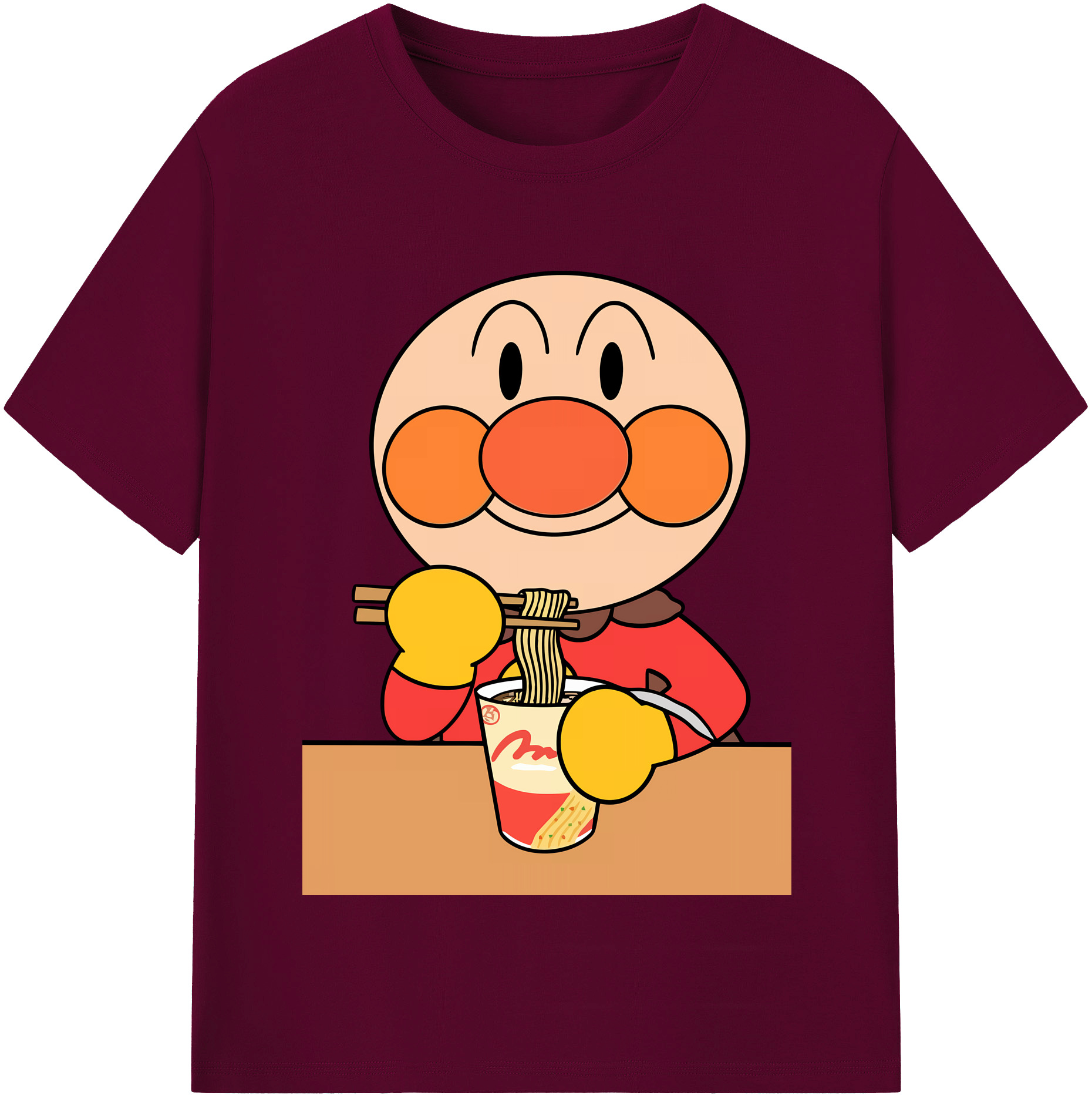 （画像用） アンパンマン Anpanman レディースカジュアルプリントTシャツ（綿100％）